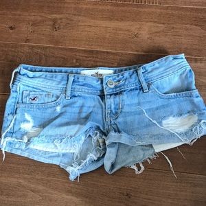 Hollister jean shorts